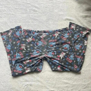 Black Christmas happy bunny pj pants.